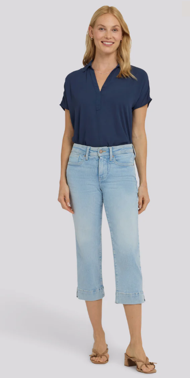 MARILYN STRAIGHT CROP JEANS